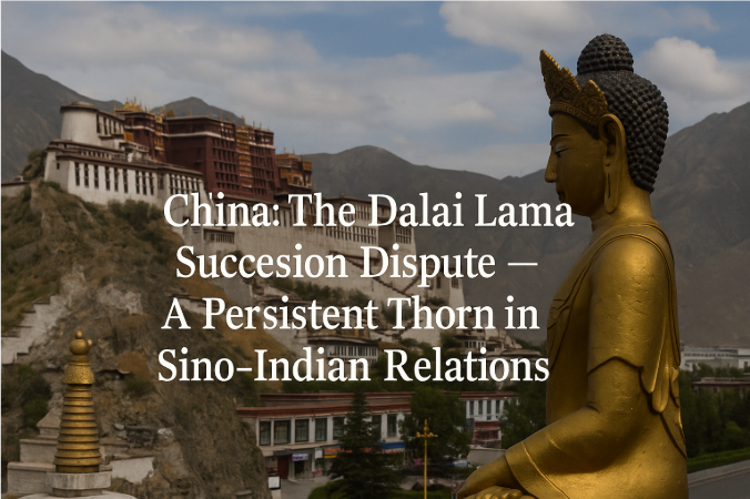 China: The Dalai Lama Succession Dispute — A Persistent Thorn in Sino-Indian Relations